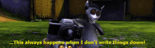 King Julien This Always Happen When I Dont Write Things Down GIF - King Julien This Always Happen When I Dont Write Things Down Madagascar Escape2africa Game GIFs