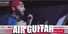 Air Guitar Ahmed Aldoori GIF - Air Guitar Ahmed Aldoori Jamming GIFs