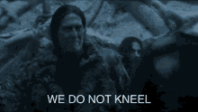 Kneel Bend The Knee GIF - Kneel Bend The Knee We Do Not Kneel GIFs