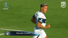 Running Nicolas Contin GIF - Running Nicolas Contin Liga Profesional De Fútbol De La Afa GIFs