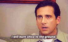The Office Utica GIF - The Office Utica Burn GIFs
