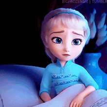 Young Elsa Frozen2 GIF