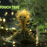 a picture of a tree with the words touch tree on it