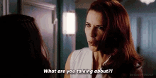 What Are You Talking About Rose Solano GIF