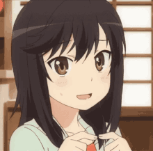 Anime Nervous GIF - Anime Nervous Shy GIFs