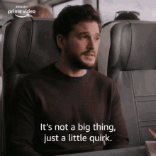 Its Not A Big Thing Just A Little Quirk Michael GIF - Its Not A Big Thing Just A Little Quirk Michael Kit Harington GIFs