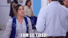 Superstore Amy Sosa GIF - Superstore Amy Sosa I Am So Tired GIFs