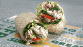 Subway Homestyle Chicken Salad Wrap GIF - Subway Homestyle Chicken Salad Wrap Fast Food GIFs