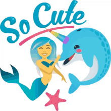 so cute mermaid life joypixels thats cute very cute