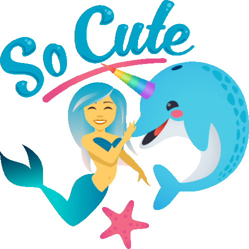 So Cute Mermaid Life Sticker