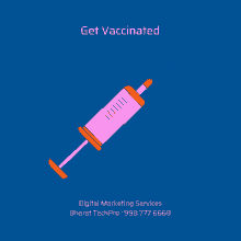 Get Vaccinated Be Protected Bharat Techpro GIF