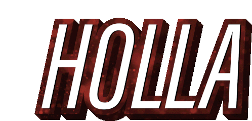 Holla Winner Sticker - Holla Winner Glitzer Stickers