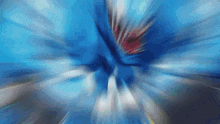 a blurred image of a blue background with a red circle in the middle