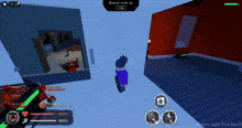 a screenshot of a video game that says round ends in red
