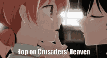 kiss anime roblox crusaders heaven