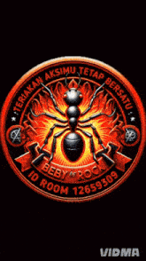 a drawing of a scorpion with the words baby of rock on it