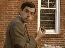 Shocked Bean - Mr. Bean GIF