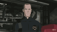 Phil Coulson Nick Fury GIF - Phil Coulson Nick Fury Spiderman GIFs
