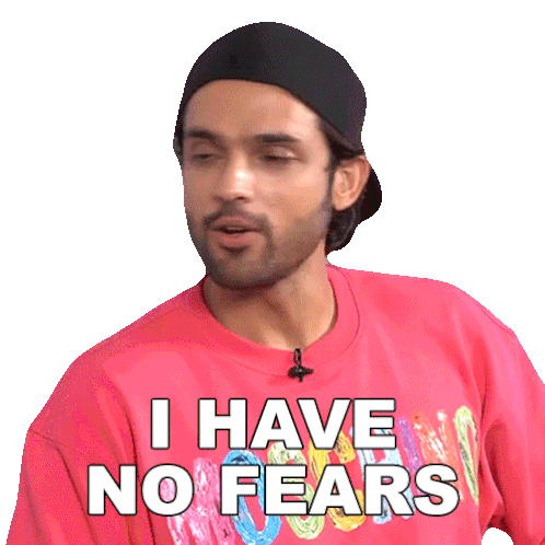 I Have No Fears Parth Samthaan Sticker - I Have No Fears Parth Samthaan Pinkvilla Stickers