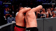Samoa Joe Brock Lesnar GIF - Samoa Joe Brock Lesnar Roman Reigns GIFs