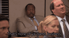 The Office Stanley GIF - The Office Stanley Nunya Business GIFs