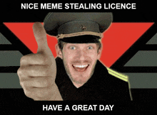 Meme Stealing Meme Stealing Licence GIF - Meme Stealing Meme Stealing Licence Meme Stealing Licence Accepted GIFs