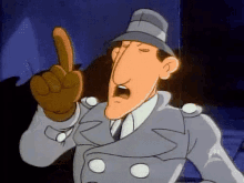 inspector gadget cartoon wiggle finger no