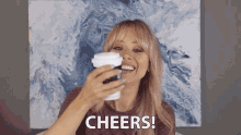 Cheers Drink GIF - Cheers Drink Toss GIFs