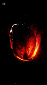 a poster of an asteroid hitting the earth with the name taner baba on it