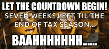 Let The Countdown Begin Baahhhhhhh GIF - Let The Countdown Begin Baahhhhhhh Countdown GIFs