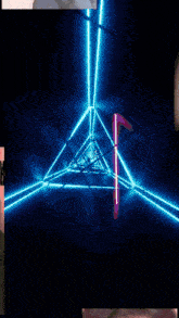 a collage of images with a triangle in the middle and the word j on the bottom