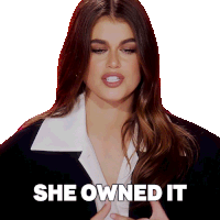 She Owned It Kaia Gerber Sticker