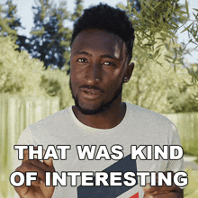 That Was Kind Of Interesting Marques Brownlee GIF - That Was Kind Of Interesting Marques Brownlee That Was Different GIFs