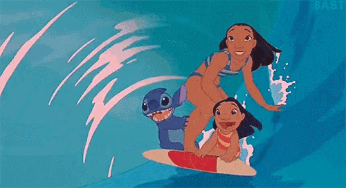 Disney - Lilo et Stitch : Verre Stitch surf