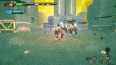 a video game is being played with a time of 02:16