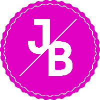 a purple circle with the letter jb in the middle