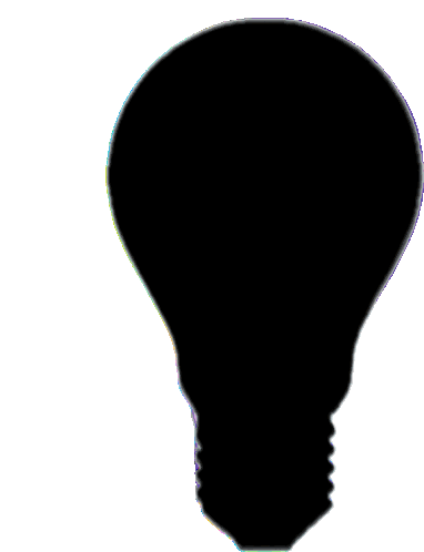 Light Bulb Sticker - Light Bulb Holographic Stickers