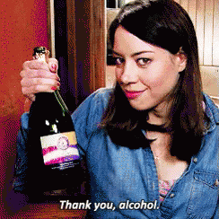 Thank you, alcohol