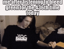 Listening To Bleed Green Verzuh GIF - Listening To Bleed Green Verzuh Vrzh GIFs