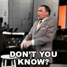 Dont You Know Frank Sinatra GIF - Dont You Know Frank Sinatra Ive Got You Under My Skin GIFs