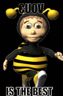Cuov Cuov Is The Best GIF - Cuov Cuov Is The Best Bee Walking GIFs