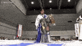 a woman in a kimono stands in front of a sign that says stardom on it