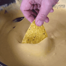 Cheese Dip Chili Pepper Madness GIF - Cheese Dip Chili Pepper Madness Food GIFs