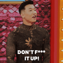 Don'T F It Up Joel Kim Booster GIF - Don'T F It Up Joel Kim Booster Rupaul’s Drag Race GIFs