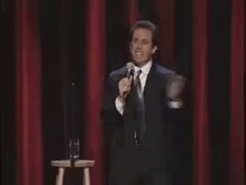 Jerry Seinfeld Stand Up GIF - Jerry Seinfeld Stand Up Stand Up Comedian - Discover & Share GIFs