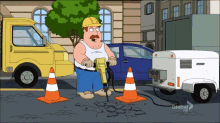 Jacque Hammer  GIF - Family Guy Jacque Hammer Jack Hammer GIFs