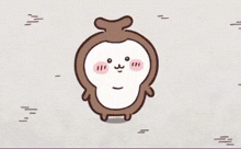 a cartoon of a bear standing in front of a stack of books .