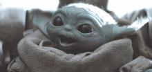 The Mandalorian Baby Yoda GIF - The Mandalorian Baby Yoda Baby Yoda Happy GIFs