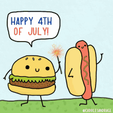 Burger Hotdog GIF - Burger Hotdog Fourth Of July GIFs