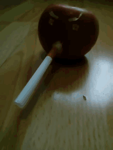 smoking apple cigarette fruit mad